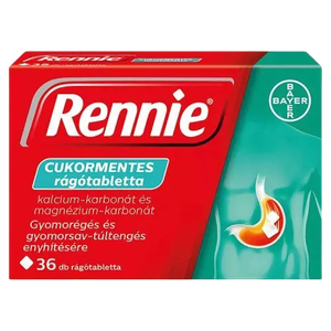 Rennie cukormentes rágótabletta (36x) termék kép