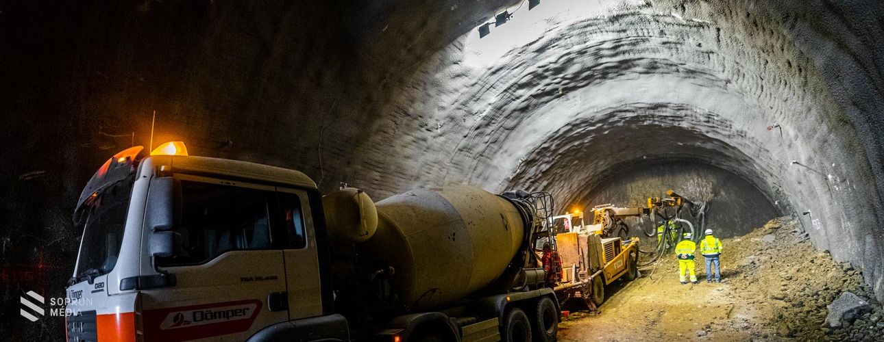 220 méternél tart az M85-ös alagút építése