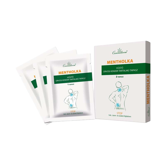 Cannaderm Mentholka tapasz hűsítő (3x)