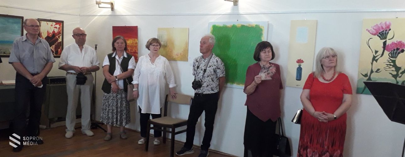 Nemzetközi festőtábor képei a Várkerület Galériában