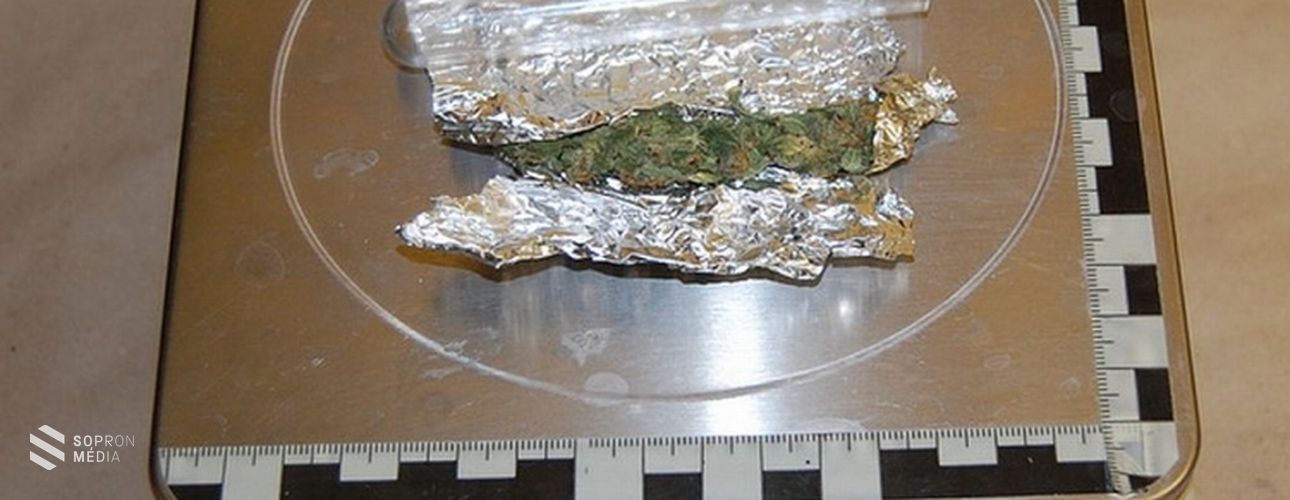 THC és kokain volt a soproni fiatalnál