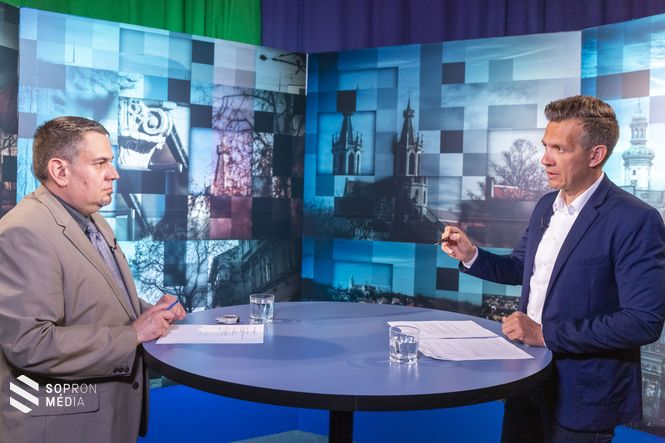 Dr. Farkas Ciprián polgármester a Sopron TV műsorában
