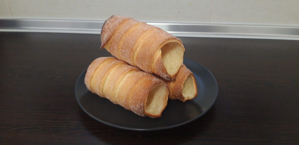 Kürtőskalács sütőben sütve
