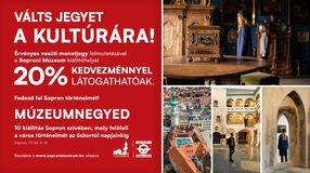 A vonattal érkezők kedvezményes belépőket válthatnak a Soproni Múzeum kiállításaira