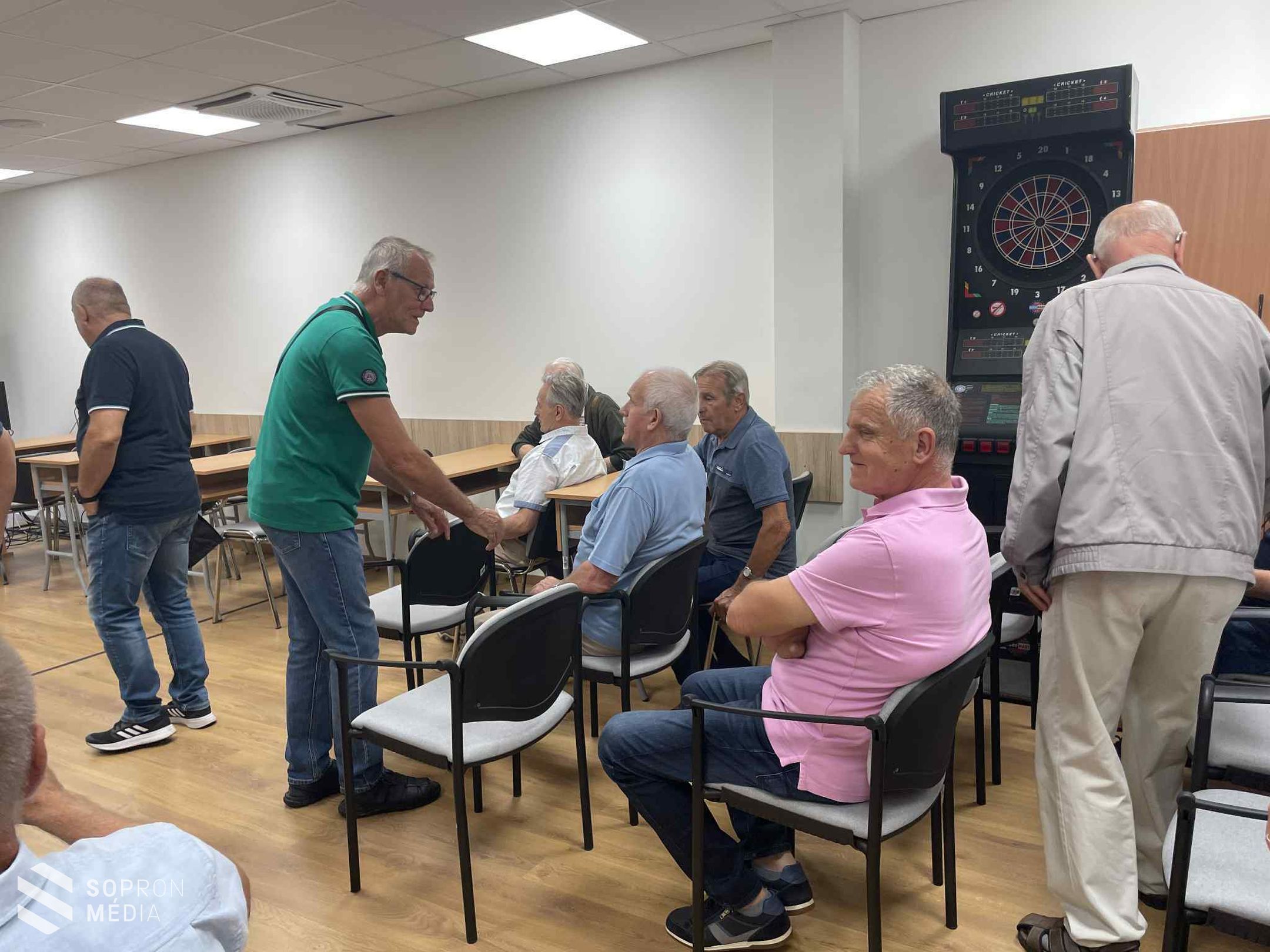 Ismét találkoztak a nyugdíjas tűzoltók a soproni rendészeti központban