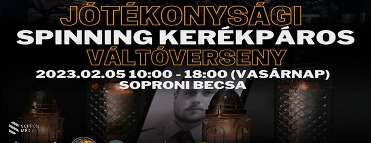 Jótékonysági spinning kerékpáros váltóverseny