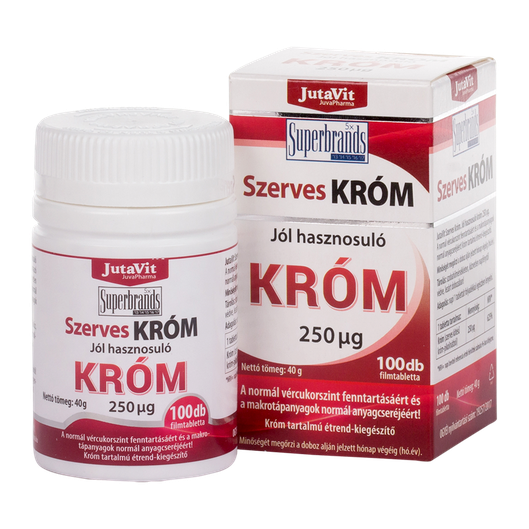 JutaVit Szerves Króm tabletta (100x)