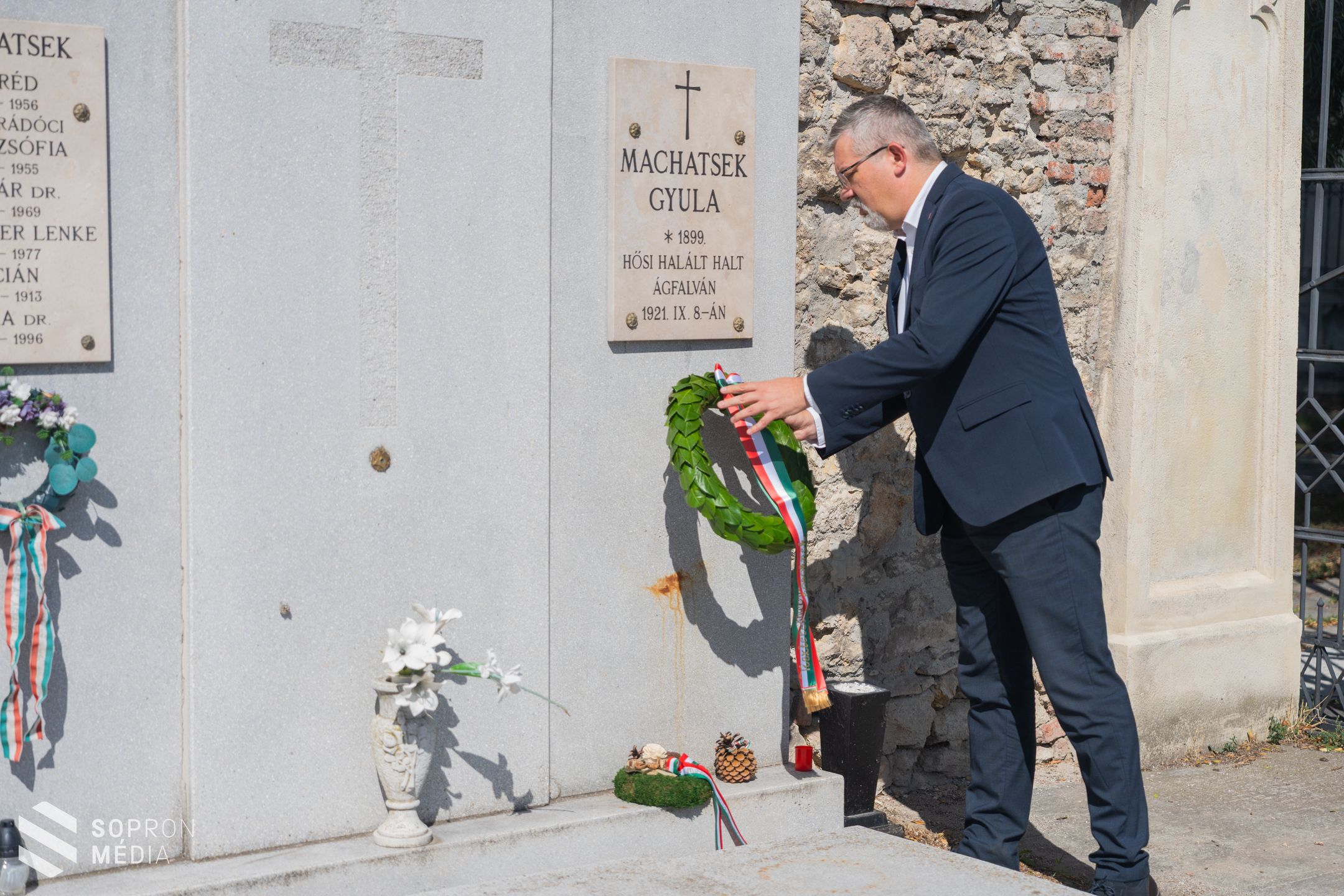 A hősökre emlékeztek a II. ágfalvi csata évfordulóján