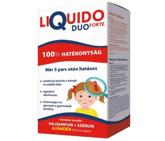 Liquido Duo Forte sampon és szérum fejtetű serkeir (200+125ml)