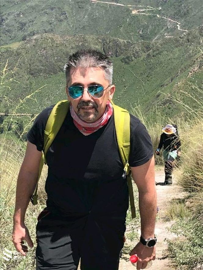 Kovács Zoltán: Peruban a hegyekben 4000m-en.