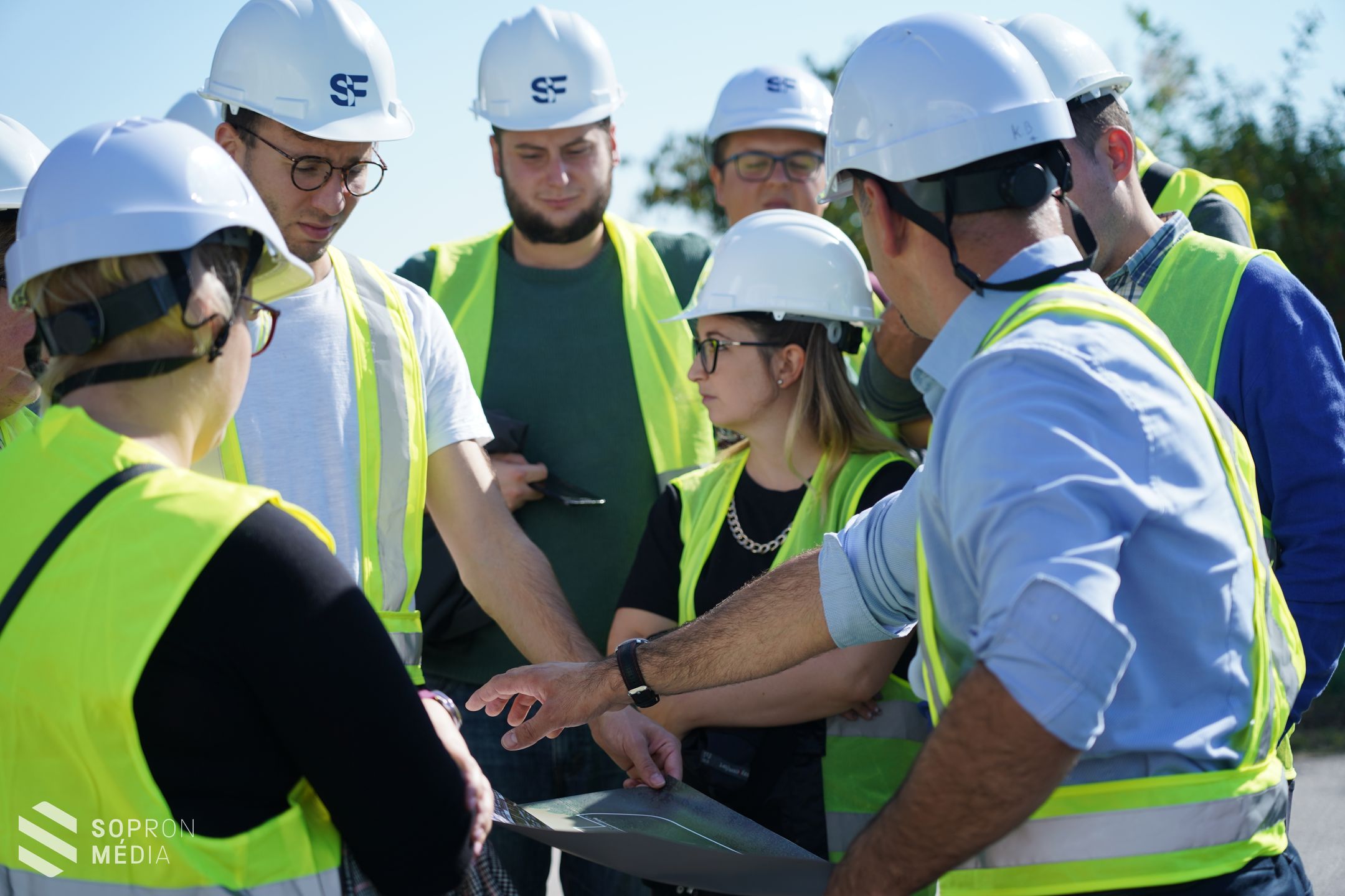 Sajtóbejárást tartottak a Fertő Part beruházás helyszínén