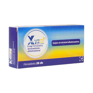 Xyzal 5 mg filmtabletta (28x) termék kép
