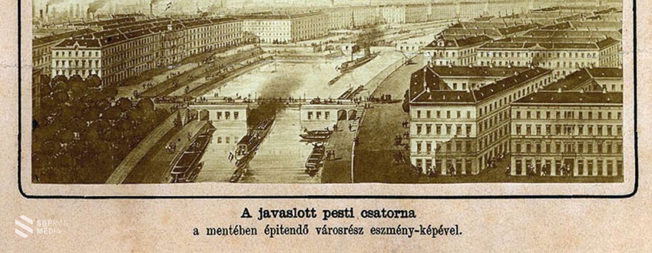 Hajózható csatorna a Nagykörút helyén?