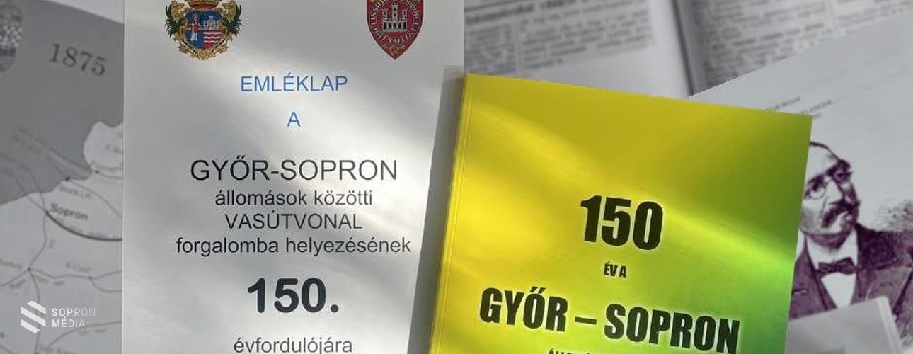 Jubileumi kötettel ünnepli a GYSEV Zrt. a Győr–Sopron vasútvonal 150 éves fennállását