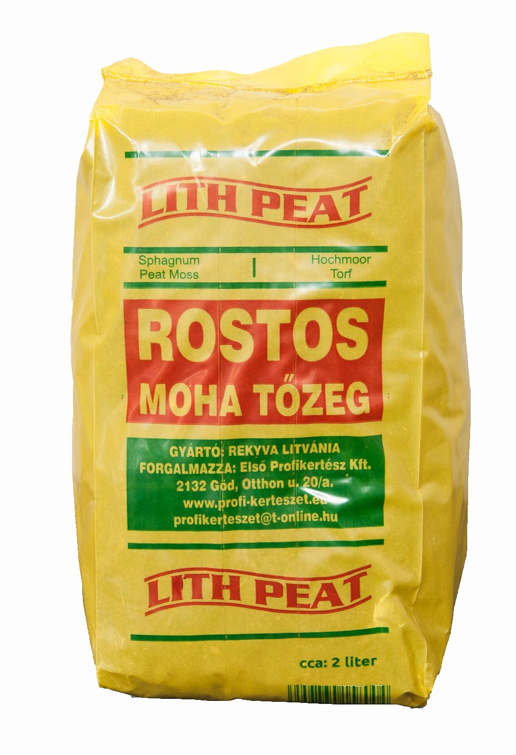 Litván rostos tőzeg 2l  termék képe