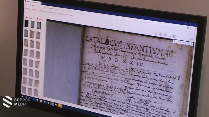 Az ország legrégebbi evangélikus anyakönyvét Sopronban őrzik - az Őskereső segítségével most már mindenki megnézheti, bárhol, és bármikor