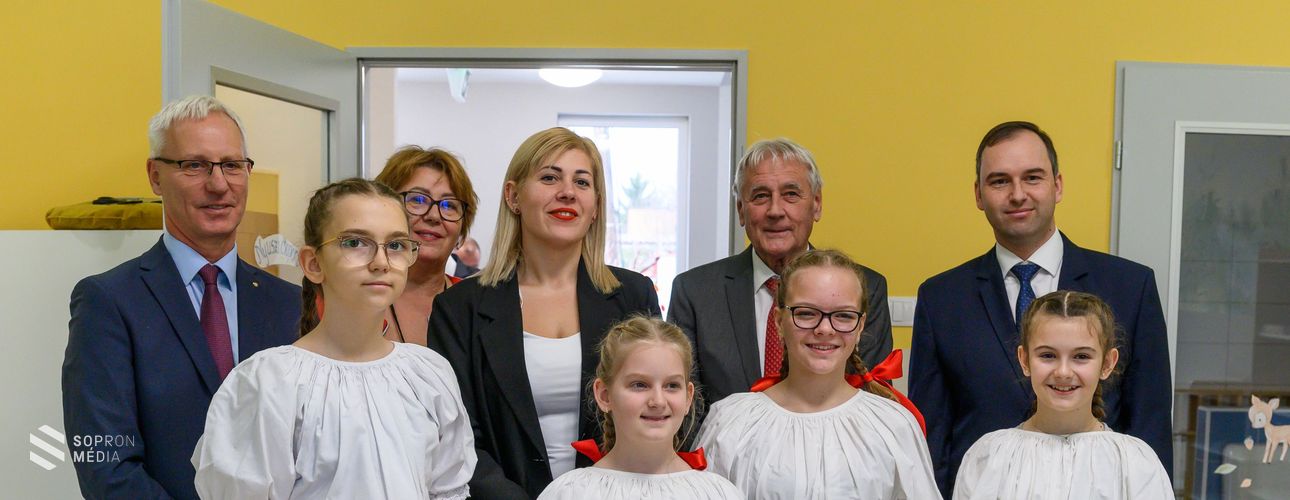 Felavatták az állami támogatásból épült kópházi óvodát
