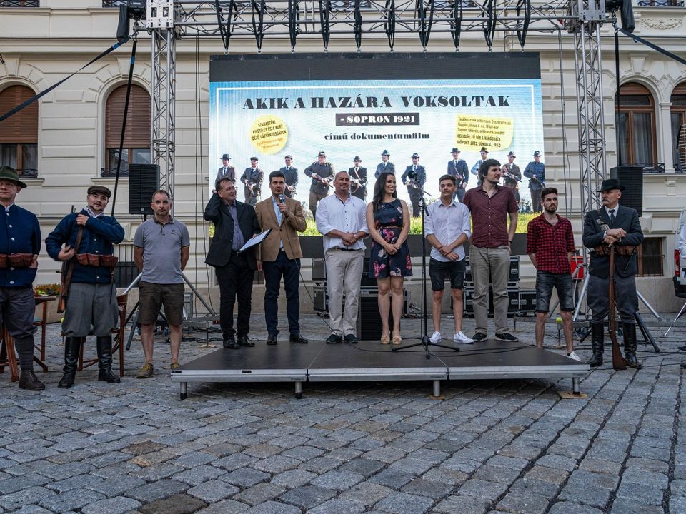 Akik a hazára voksoltak – szabadtéri filmvetítés volt Sopronban