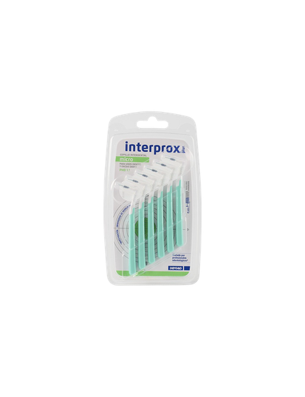INTERPROX plus 2g micro zöld 0,9 mm Nr2 (6x)