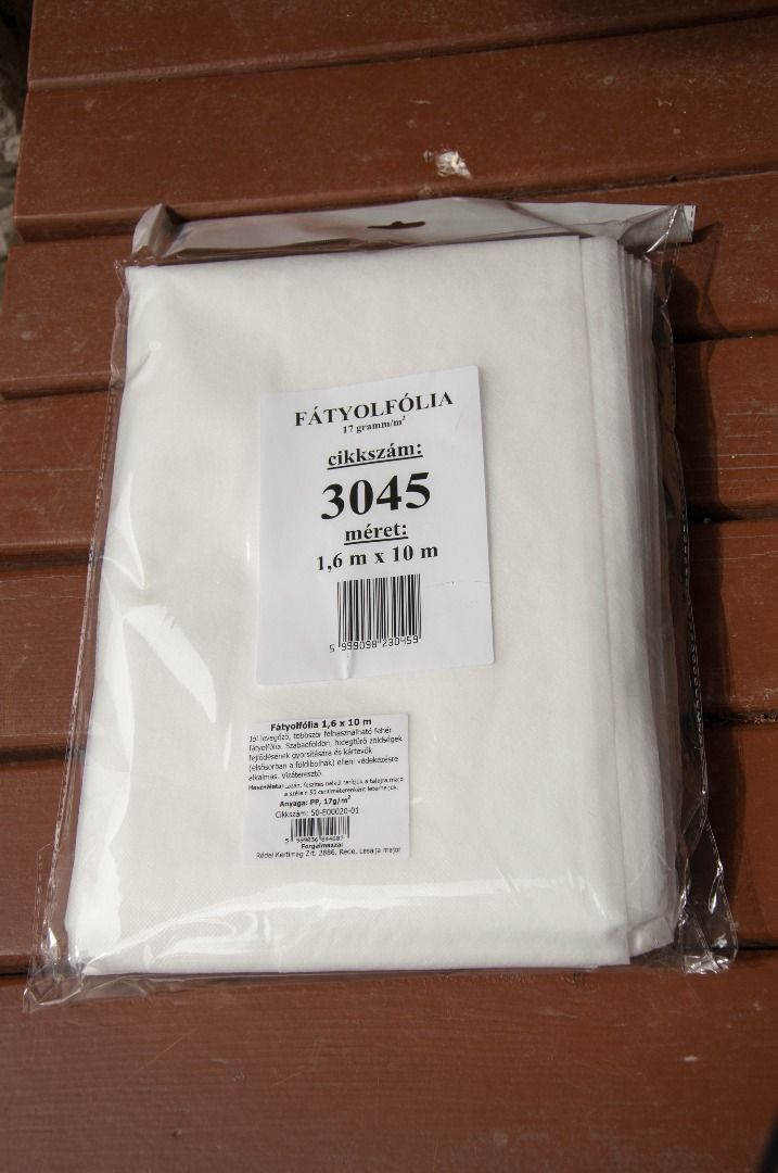 Fátyolfólia 1,6 x 10 m (17g/m2) Kertimag termék képe