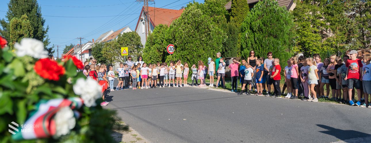 Megemlékezést tartottak Ágfalván a csata hőseiről