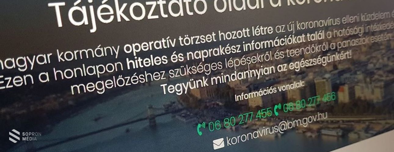 Kívülről indított támadás érte a koronavírusról tájékoztató oldalt