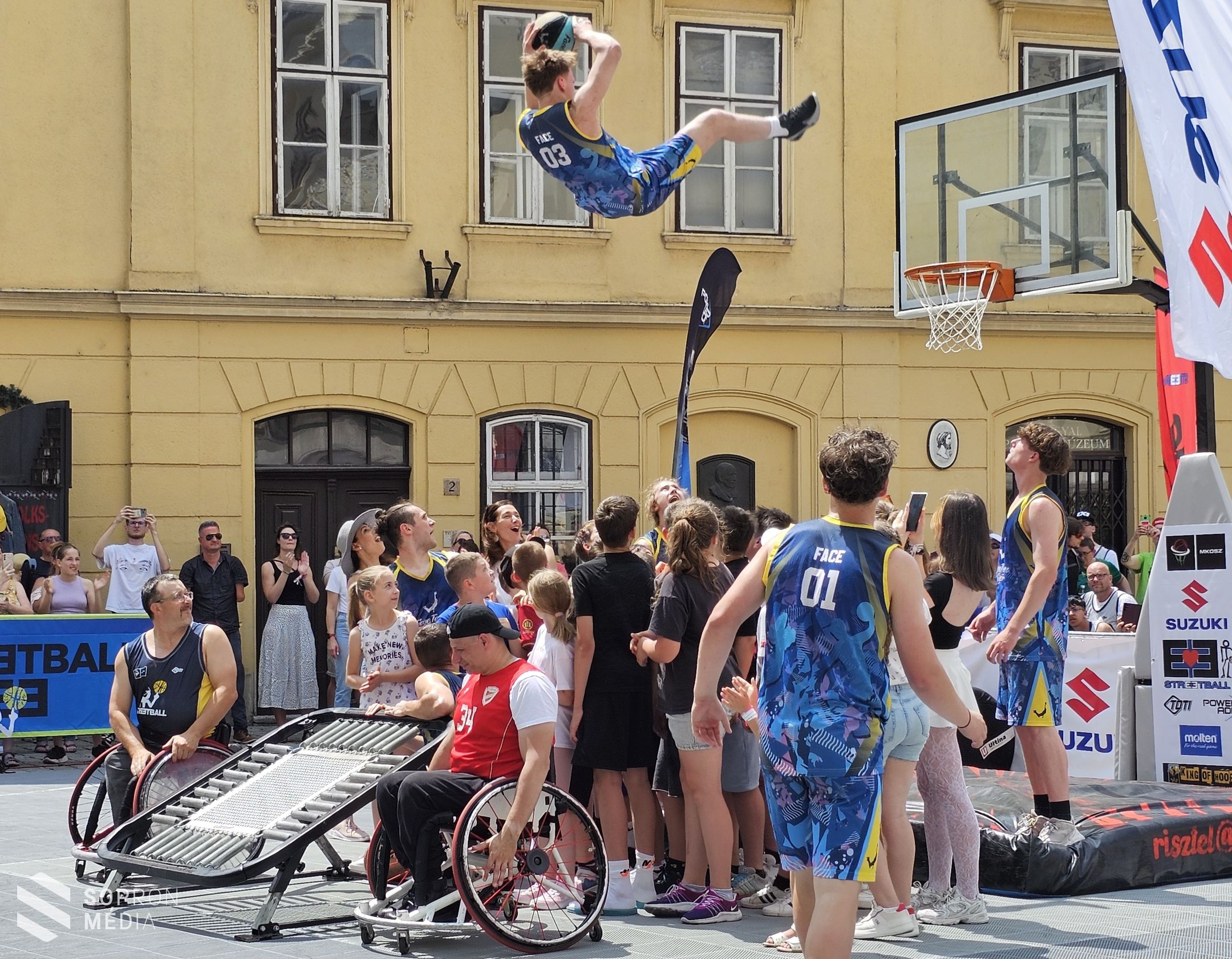 Sopronba érkezett a Streetball rendezvénysorozat