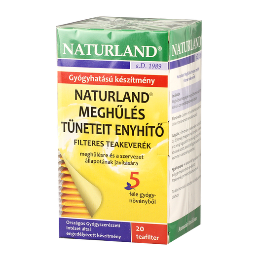 Naturland meghűlés elleni tea filteres (20x)