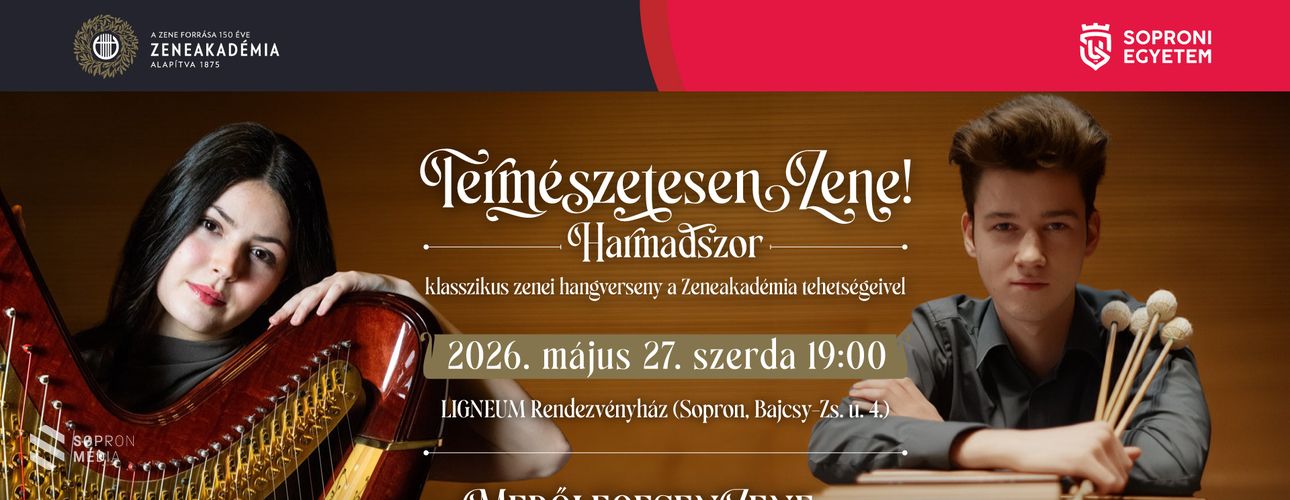 A Zeneakadémia két tehetsége játszik a Ligneum Látogatóközpontban