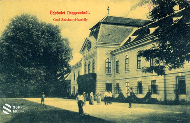 A cenki kastély korabeli képeslapon