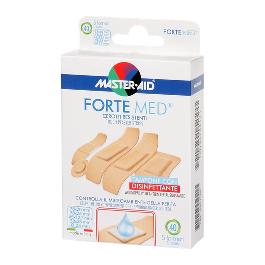 MASTER AID Forte med sebtapasz vízálló különböző (40x)