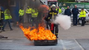 Munkavédelmi gyakorlatot tartottak a Soproni Sörgyárban