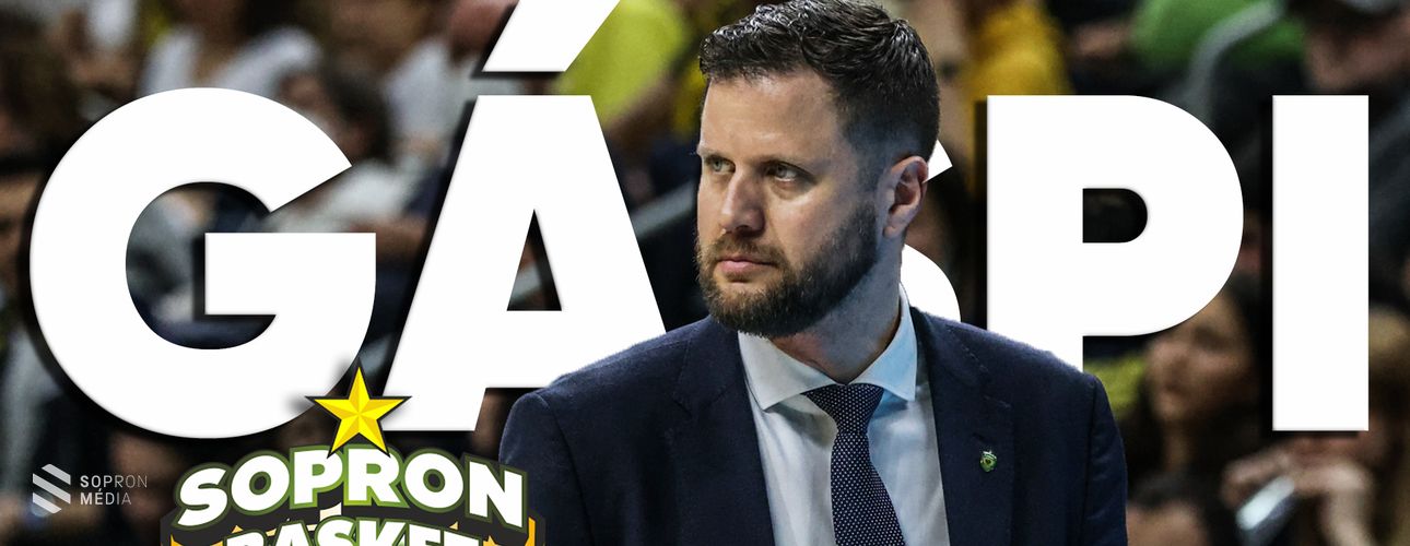 2025-ig hosszabbított Gáspár Dávid, a Sopron Basket trénere