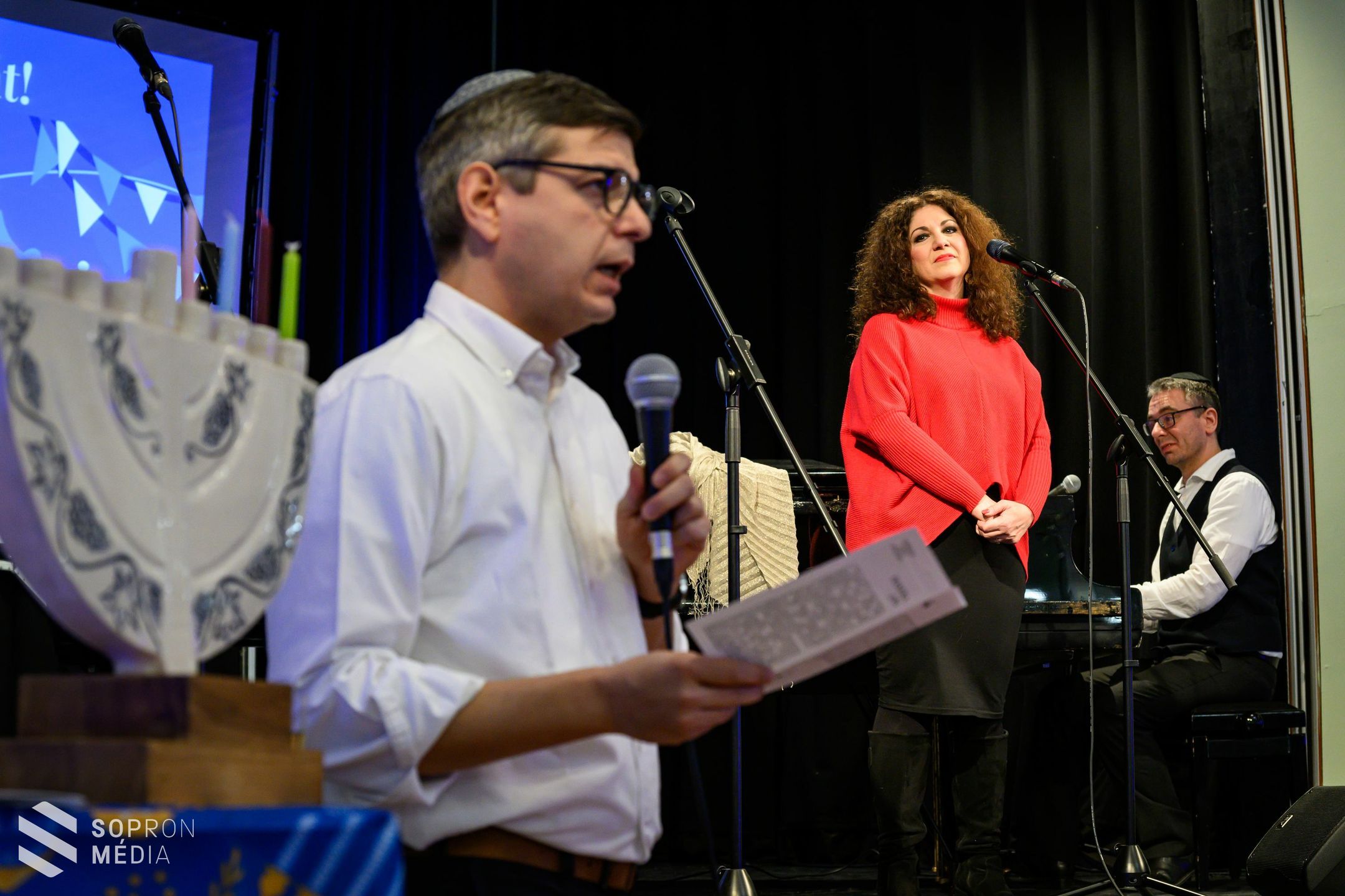 Hanuka ünnepséget tartottak a Lisztben