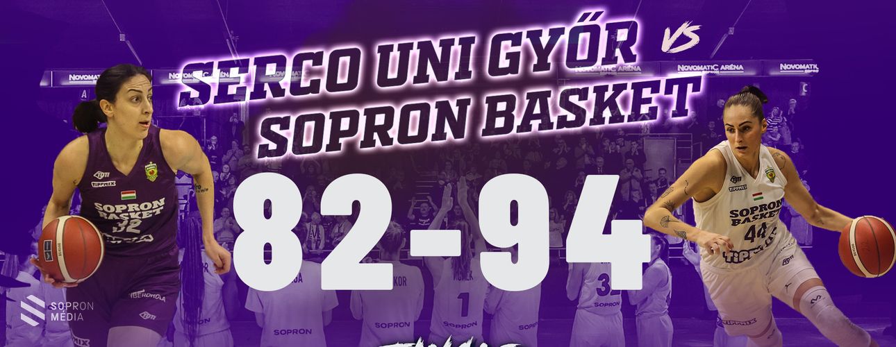 Újabb lépéssel közelebb a bajnoki címhez a Sopron Basket