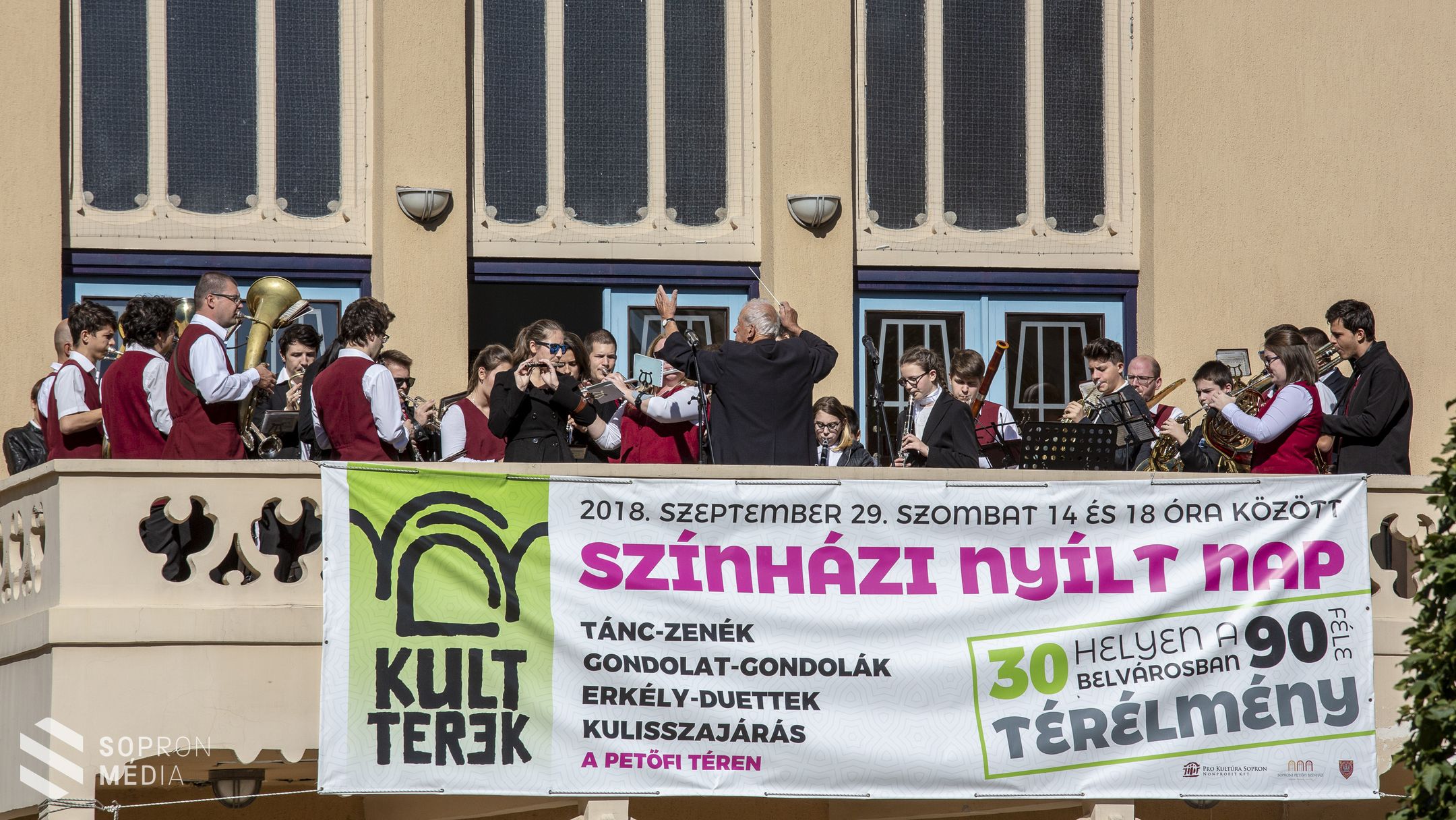 „Összművészeti térélmény” a soproni belvárosban