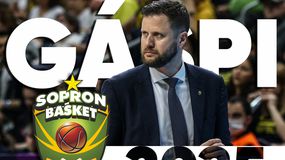 2025-ig hosszabbított Gáspár Dávid, a Sopron Basket trénere