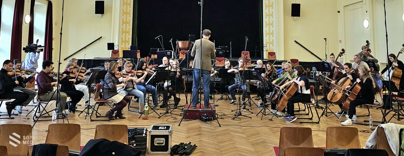 Újabb lemezfelvételt készít a Soproni Liszt Ferenc Szimfonikus Zenekar