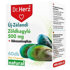 Dr.Herz Zöldkagyló koncentrátum 500 mg kapszula (60x) termék kép