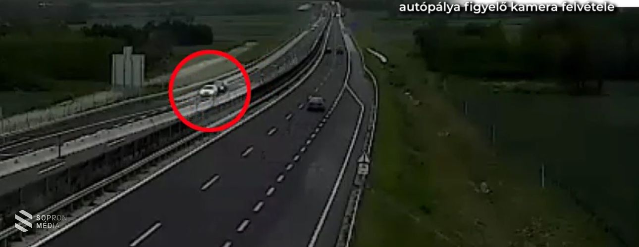 Szándékosan fékezett az előzés után az M85-ös úton - videóval!