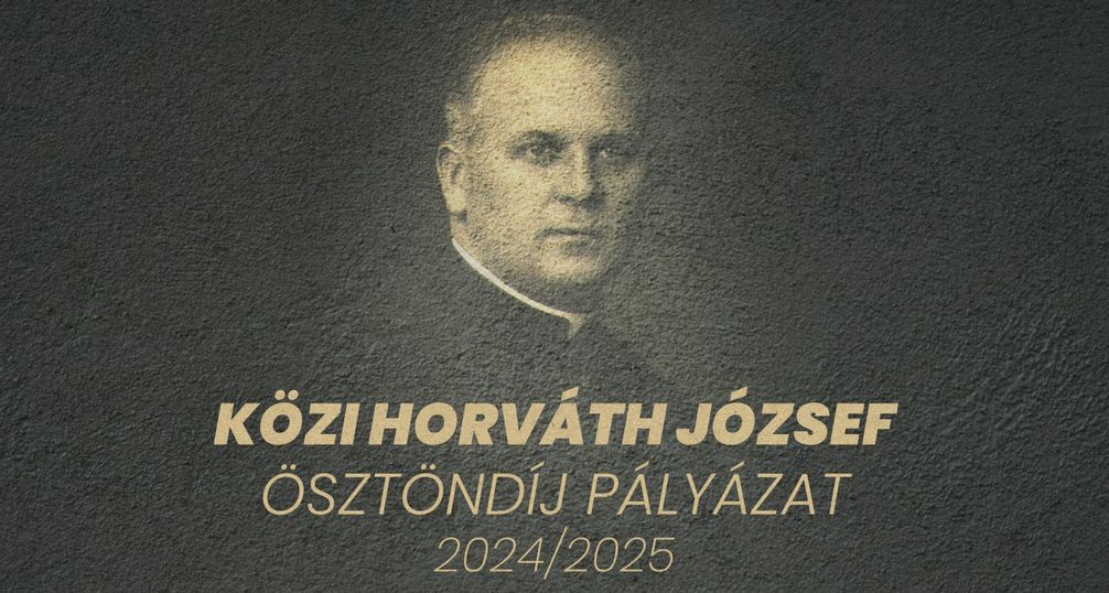 Közi Horváth József Ösztöndíj pályázat
