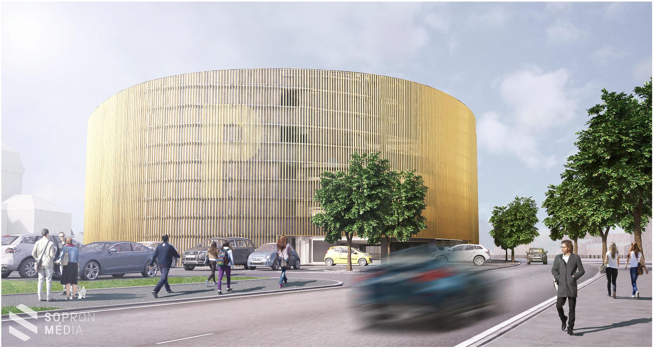 Alapkőletétel – megkezdődött a parkolóház építése az Árpád utcában