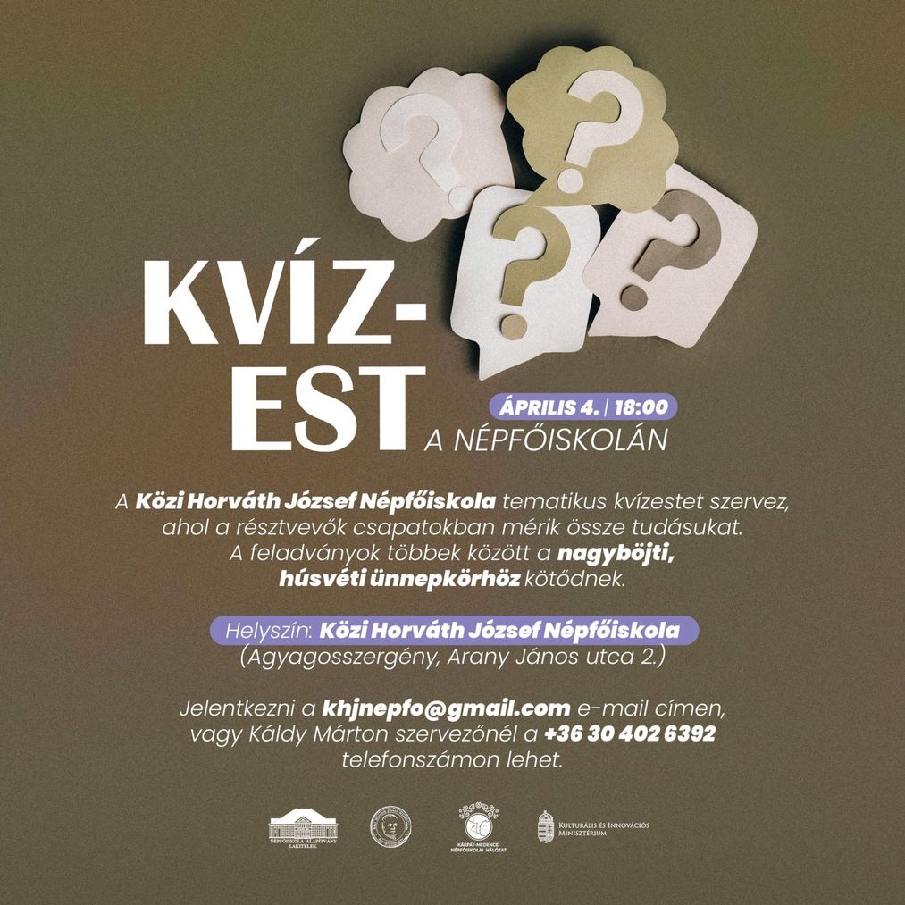Húsvéti kvízest a Népfőiskolán