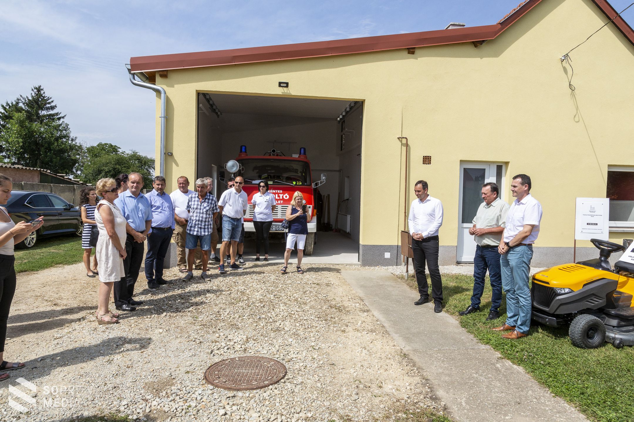 Megszépült a völcseji tűzoltószertár