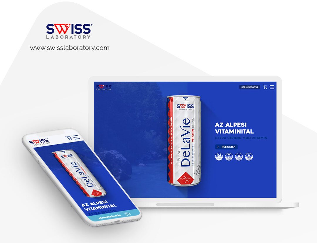 swiss laboratory egyedi webshop