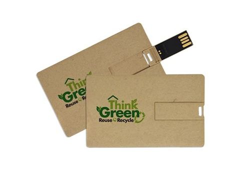 Lustre hitelkártya pendrive, búzaszalma anyagból