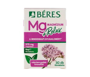 Béres Magnézium + Relax filmtabletta (30x) termék kép
