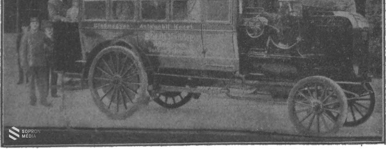 A Sopronból induló első „társasút” a Tómalomra vezetett