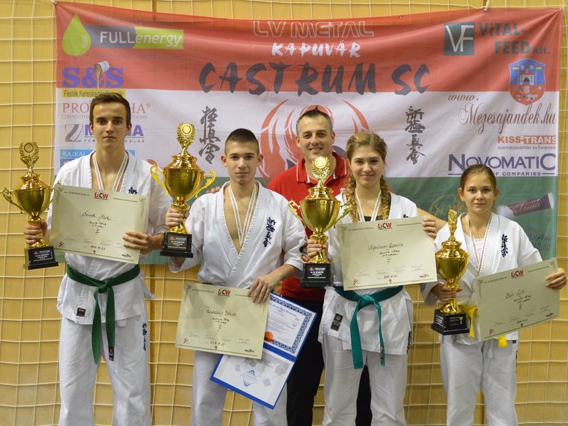 Karate Utánpótlás Világkupán is remekelt a Castrum