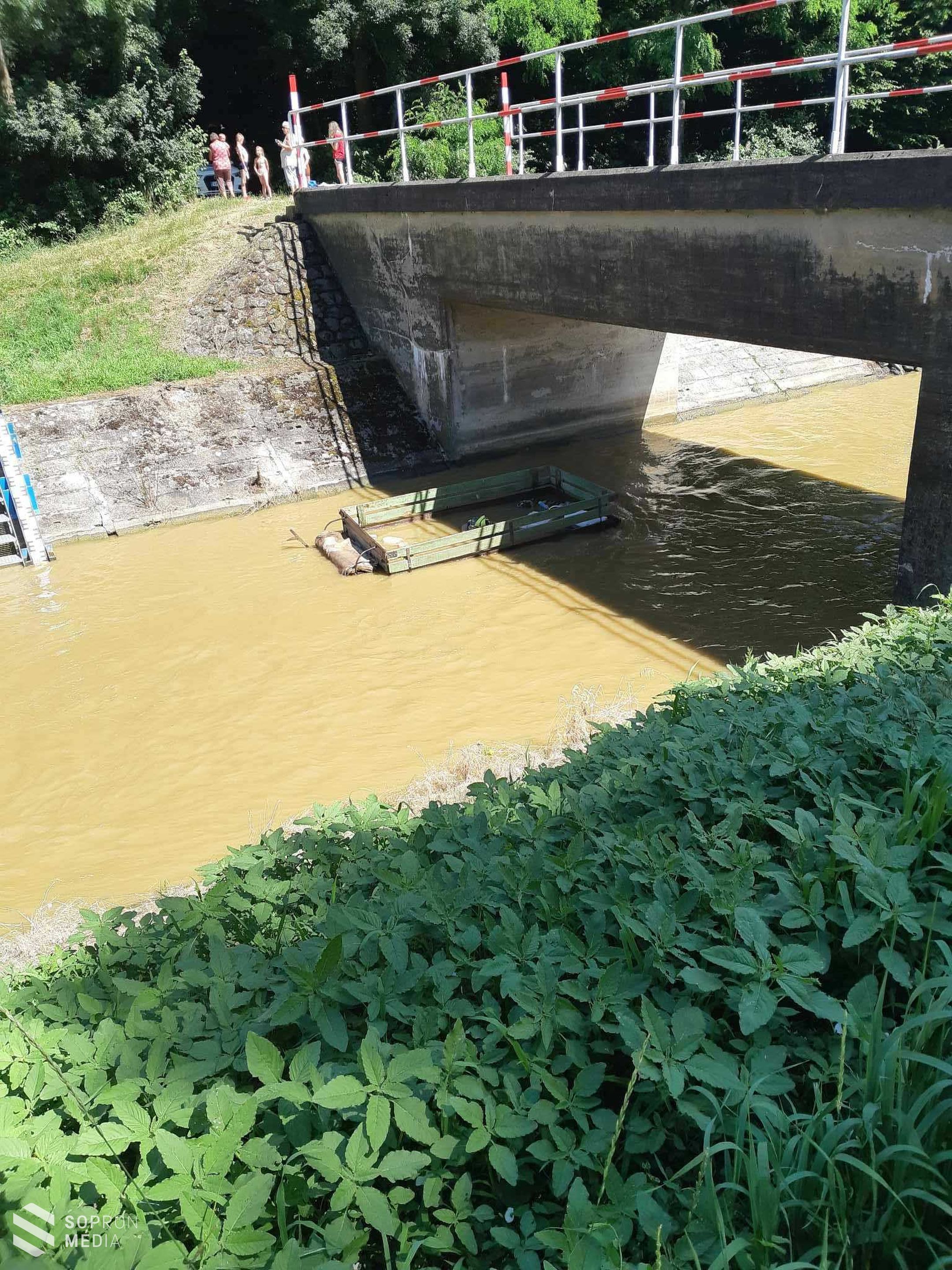 Lovakat mentettek ki a vízből a répcelaki tűzoltók
